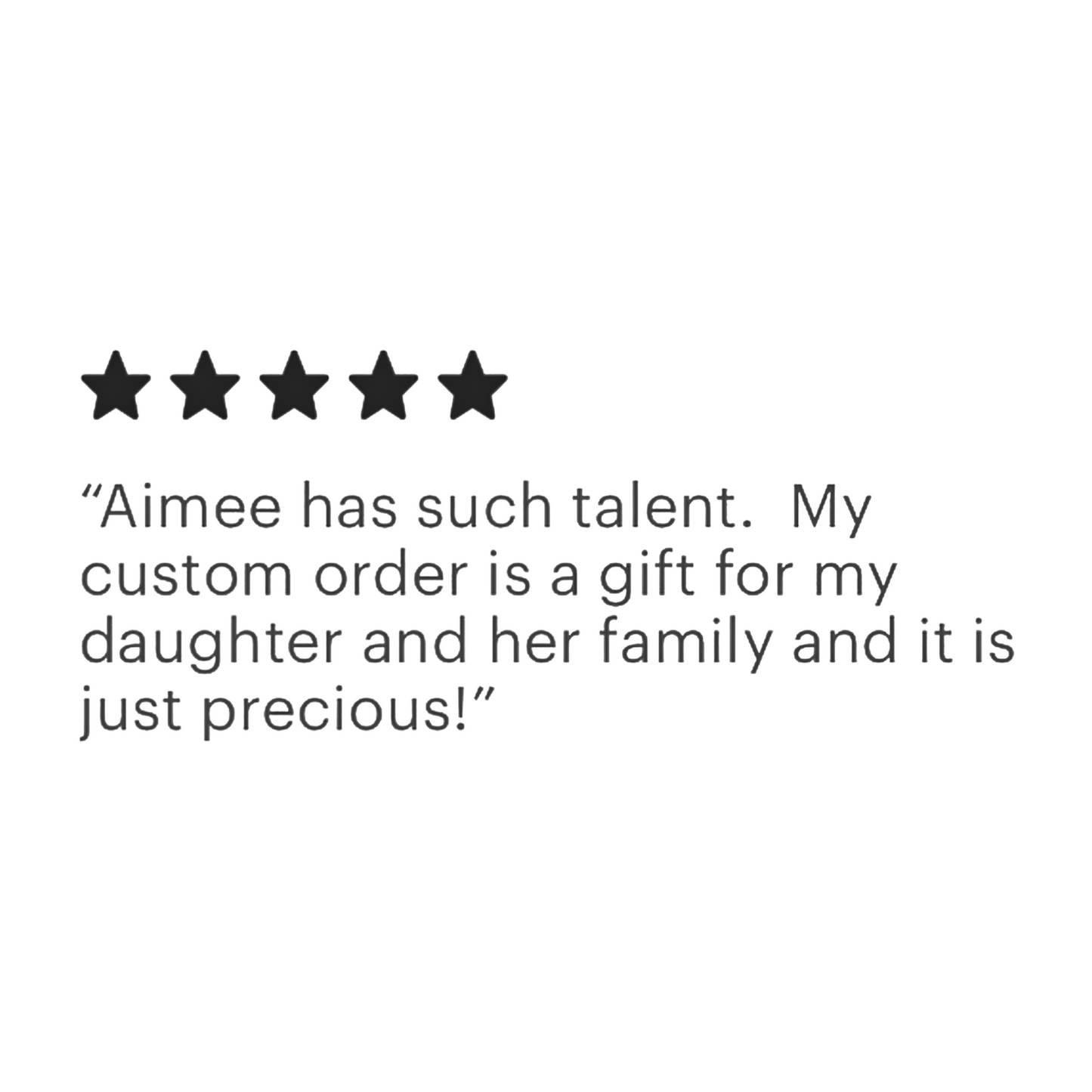 Etsy Review Custom Daughter Talent 2026 square