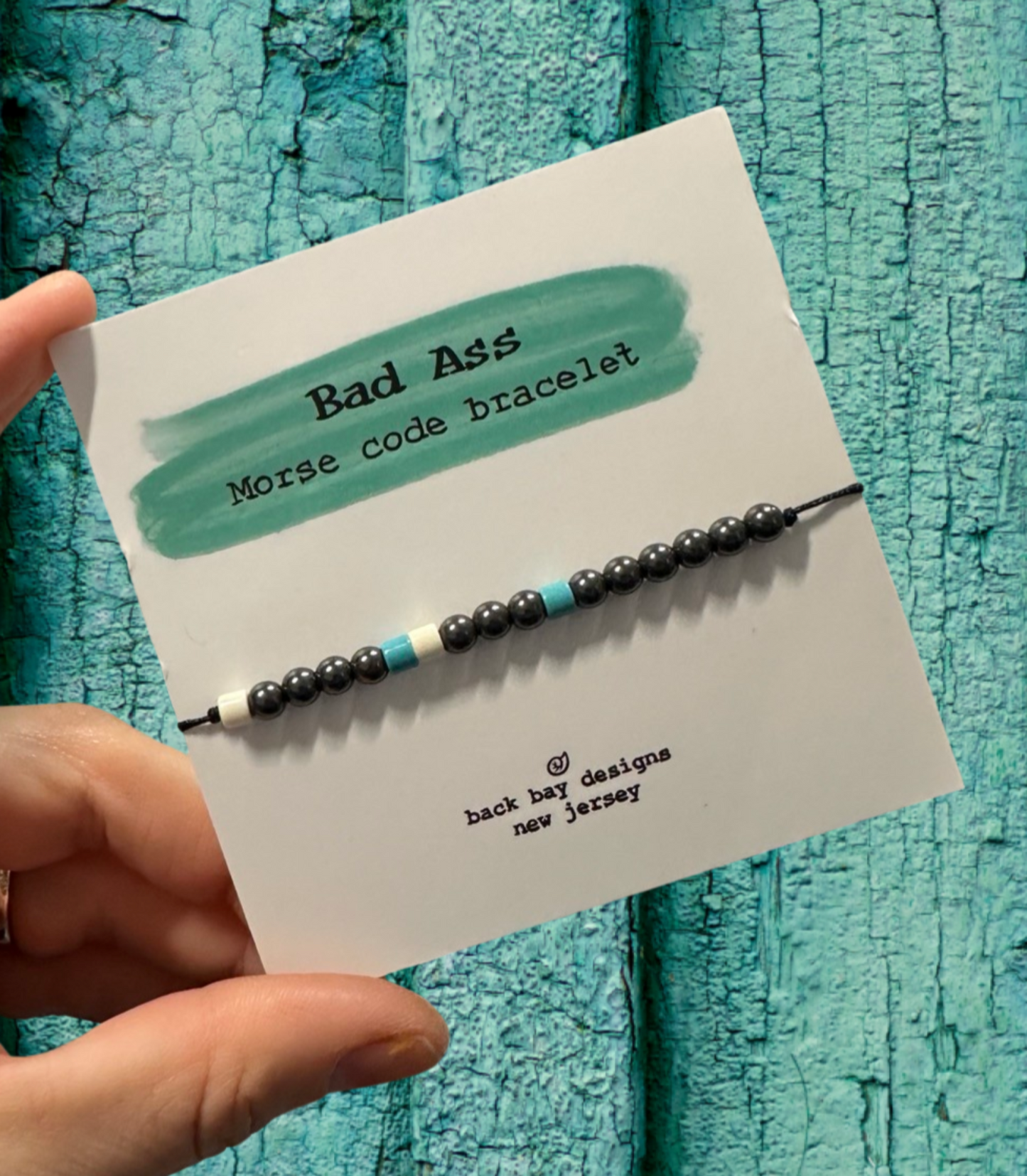 Bad a$$ morse code bracelet