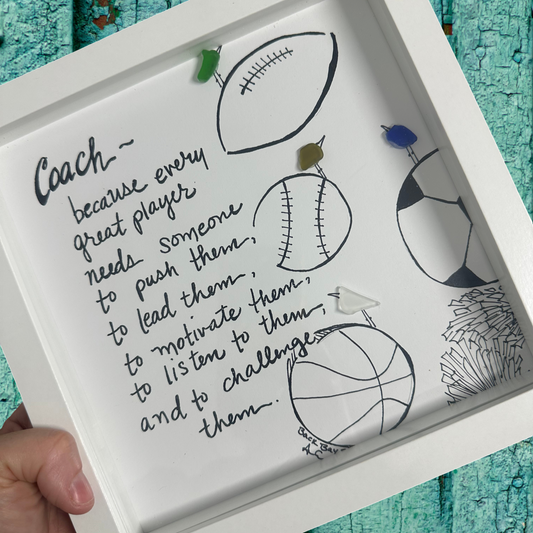 Coach_Original_8_inch_Seaglass sports gift ea glass art
