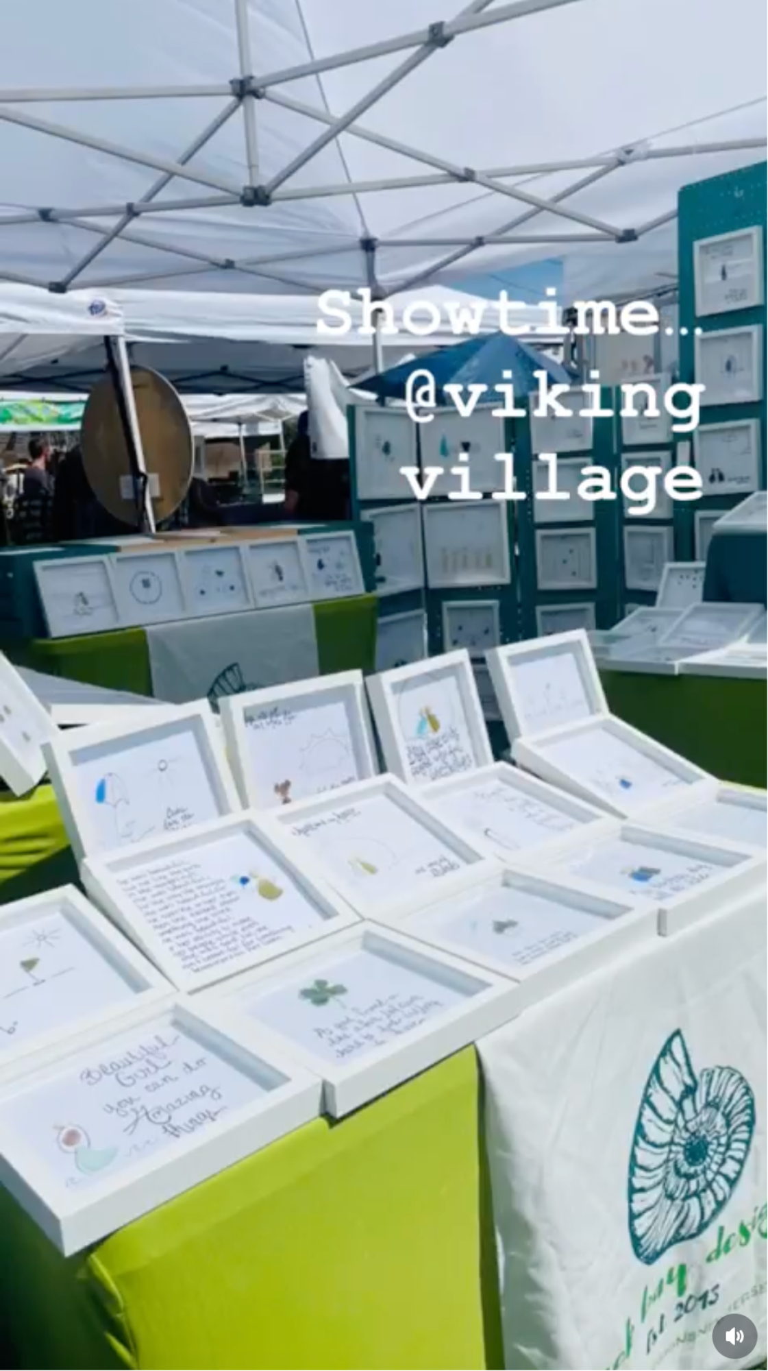 Outdoor Viking Village Assorted 8x8 Art Show in LBI