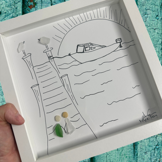 Dockside_Boat_Original_8_inch_Sea_Glass
