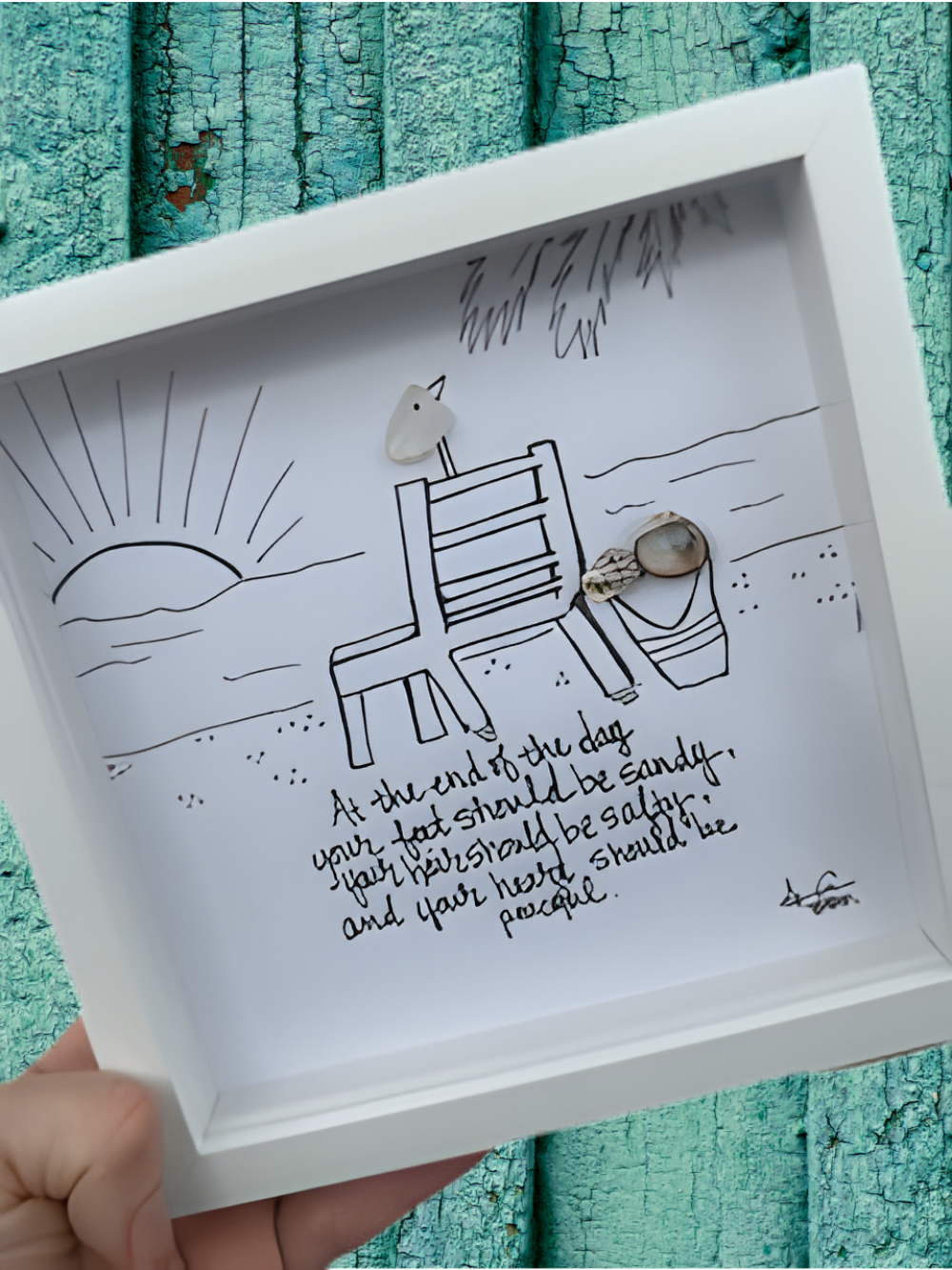 End of the day MINI sea glass