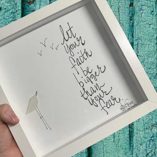 Faith_Bigger_than_Fear_Original_8_inch_sea_glass