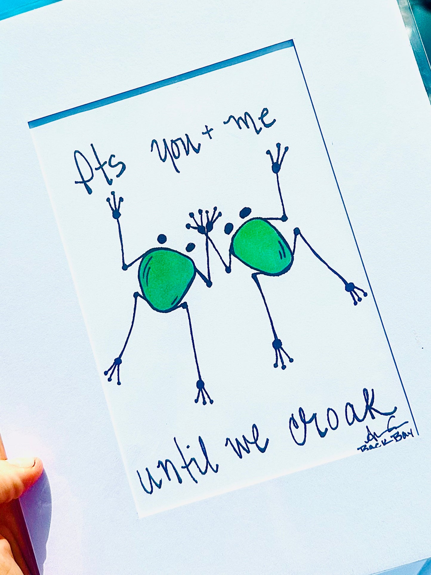 Until We Croak Frog PRINT