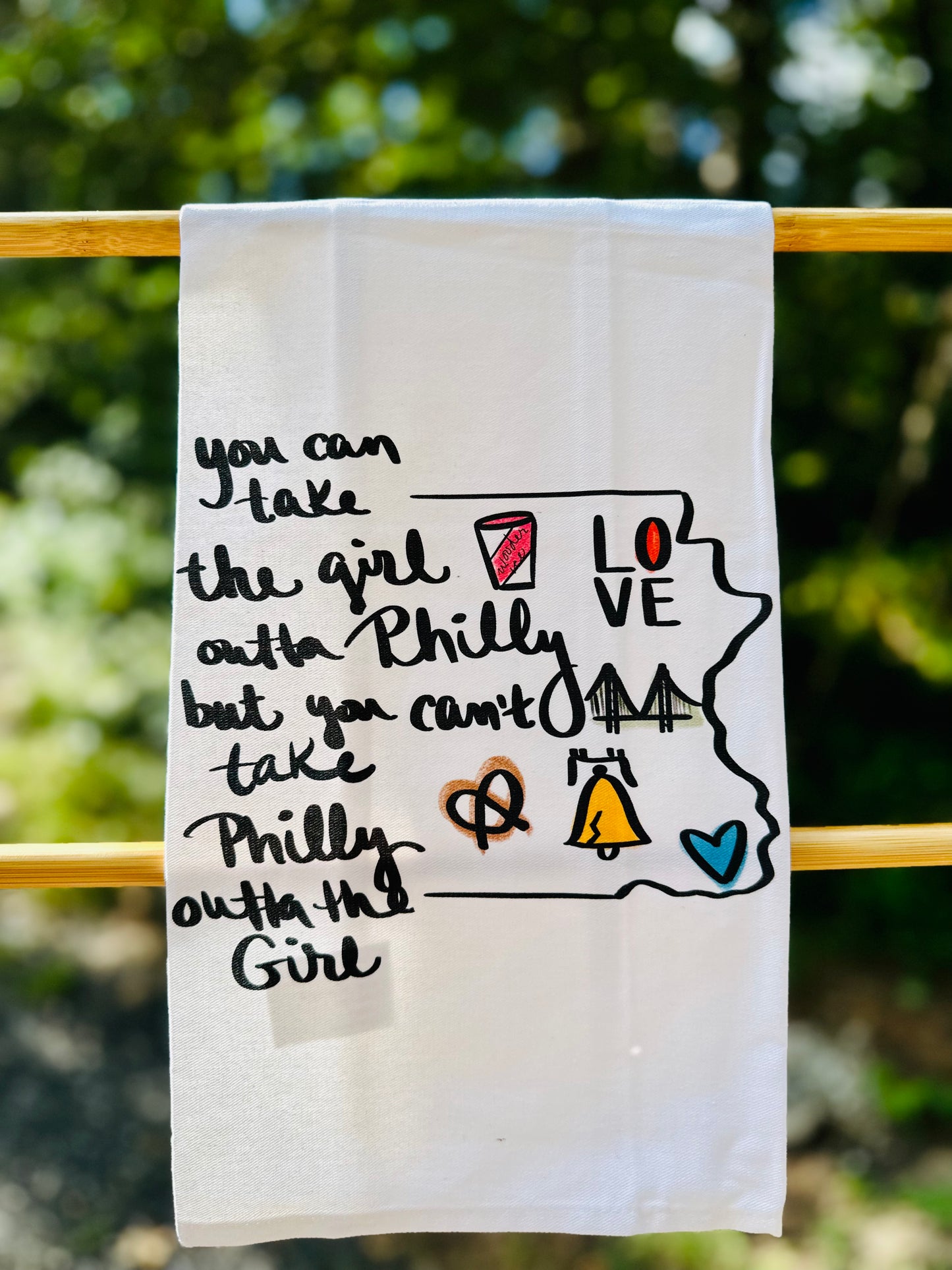 Outta Philly Tea Towel