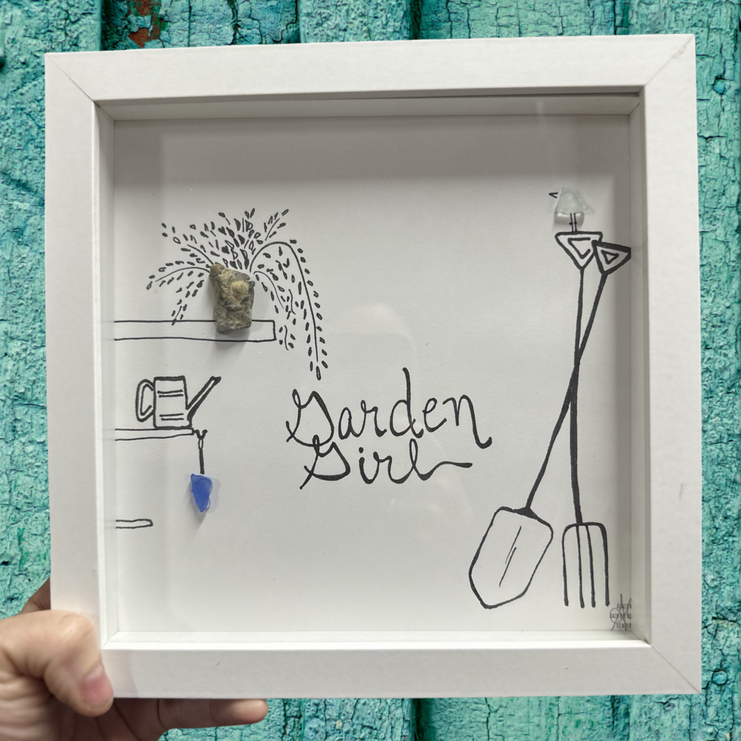 Garden_Girl_Original_8_inch_sea_glass
