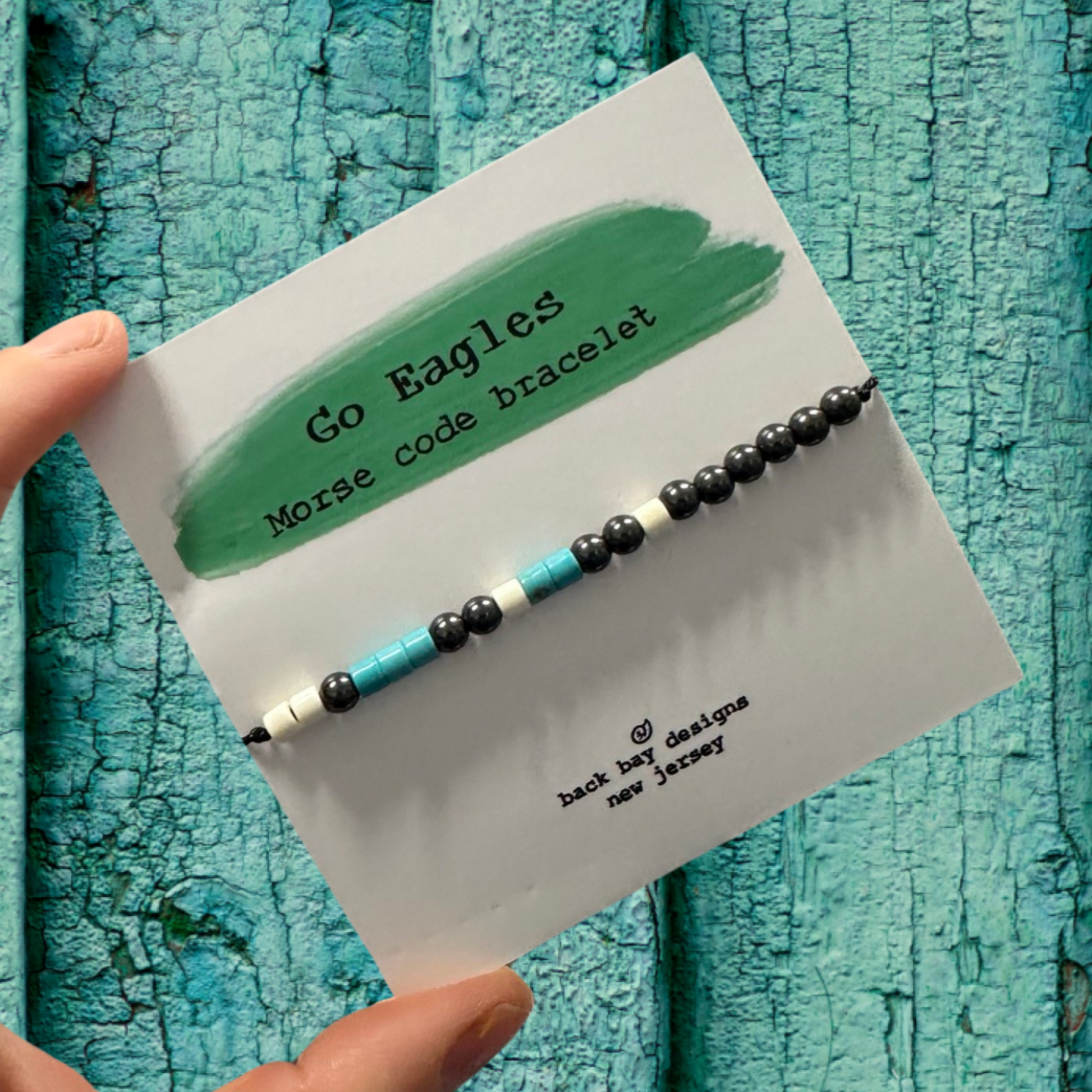 Go_eagles_morse_code_bracelets