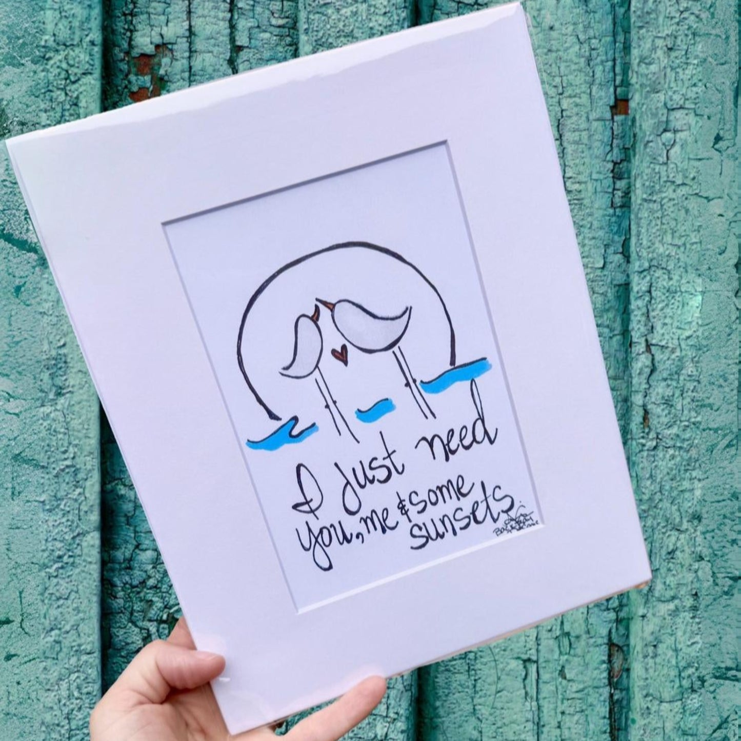 Lovebirds sunsets you me 3