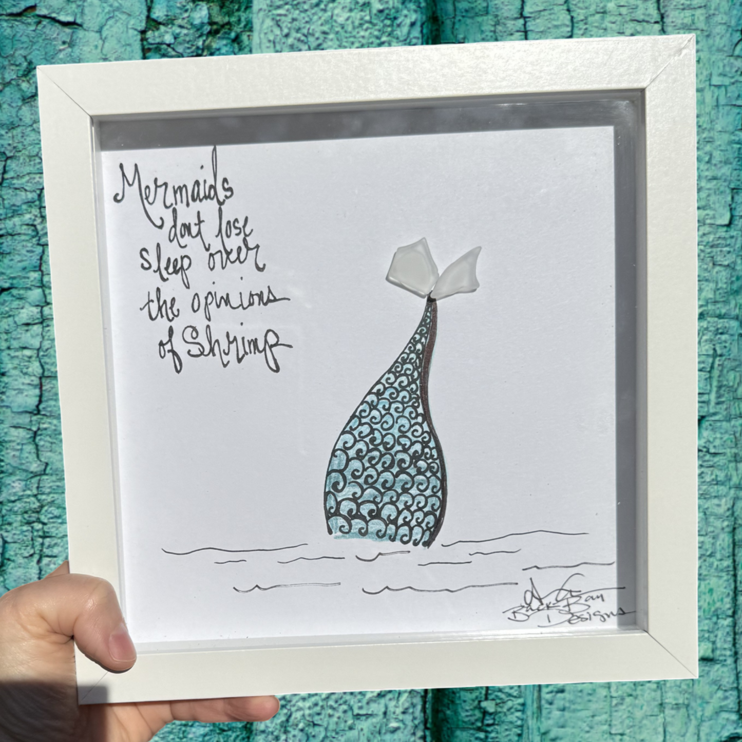 Mermaid vs Shrimp 8 inch
