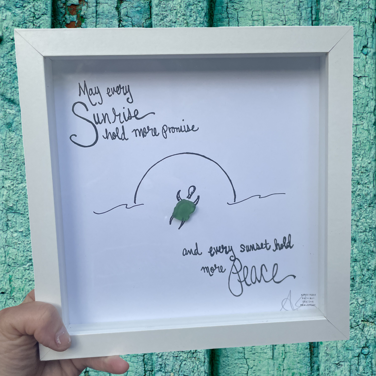 Sunrise_Promise_Turtle_Original_8_inch_Seaglass