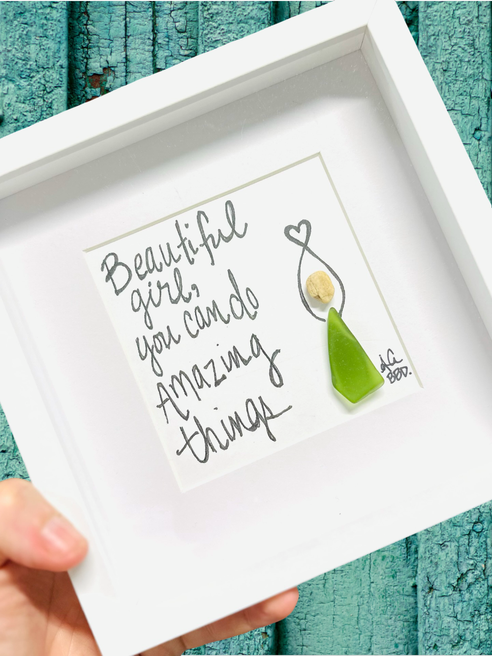 beautiful_girl_amazing_things_heart_hands sea glass art