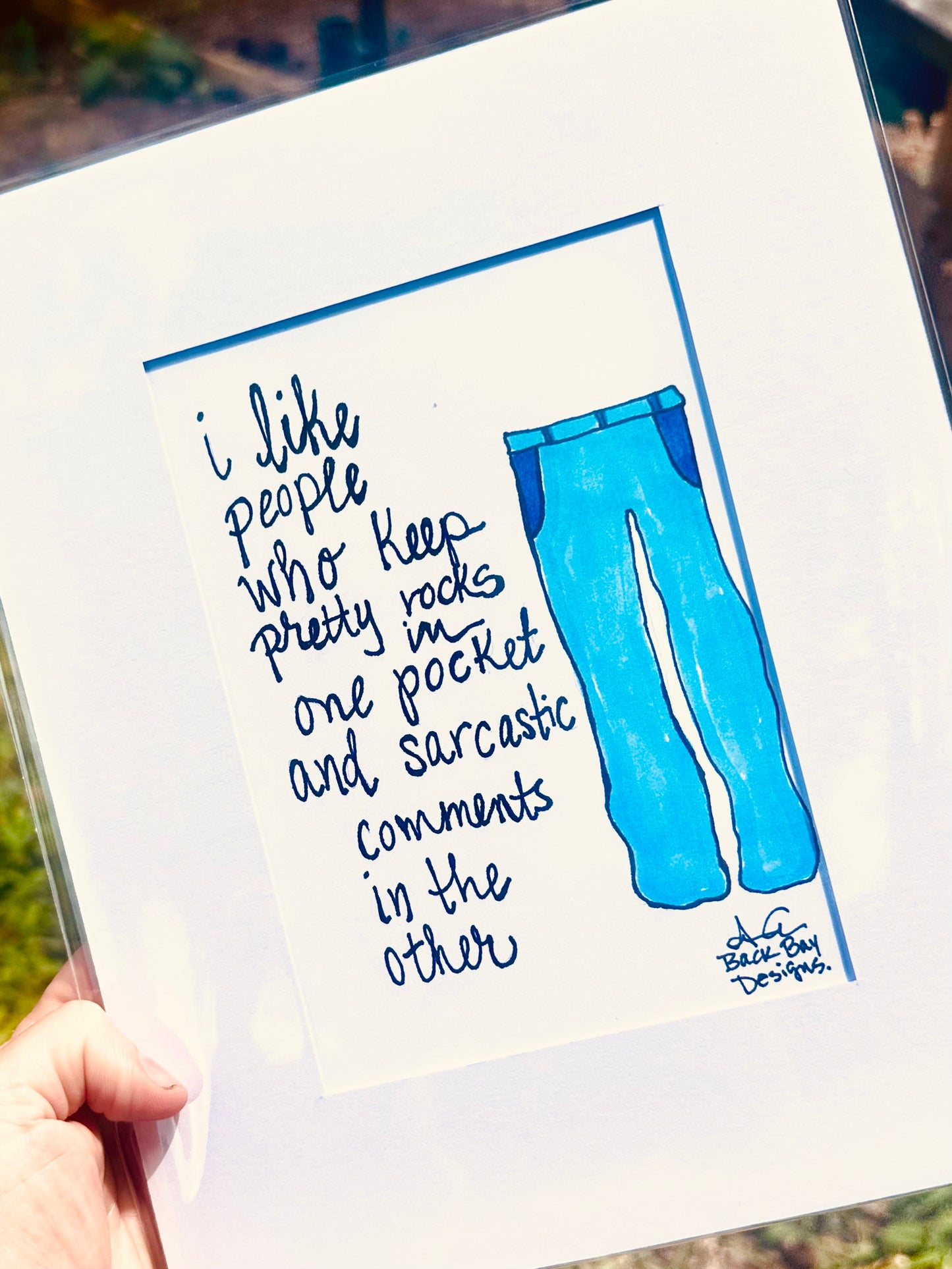 Rocks In The Pocket PRINT