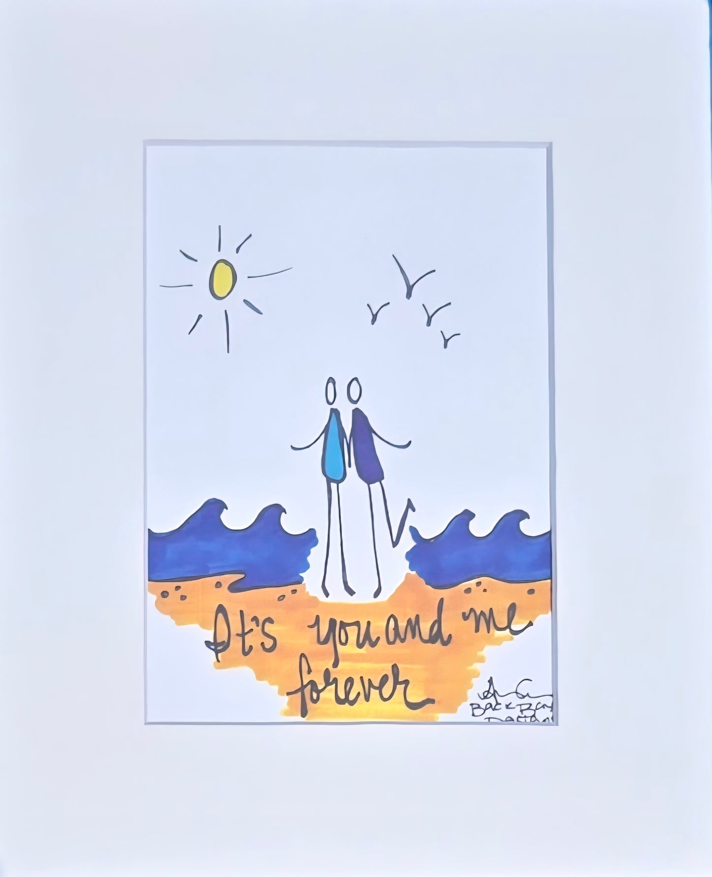 You and Me Forever Print