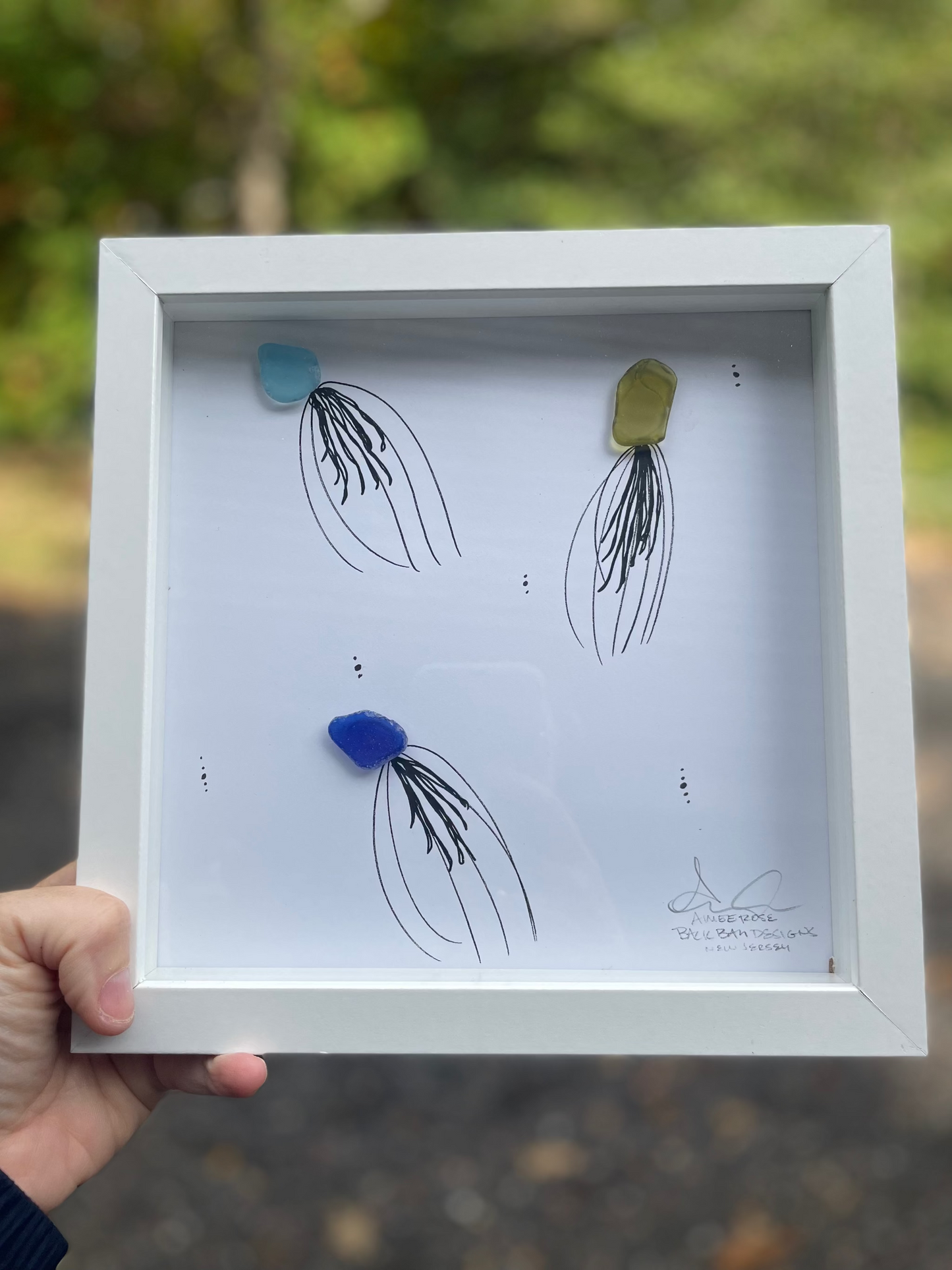 Three jellyfish beyond words