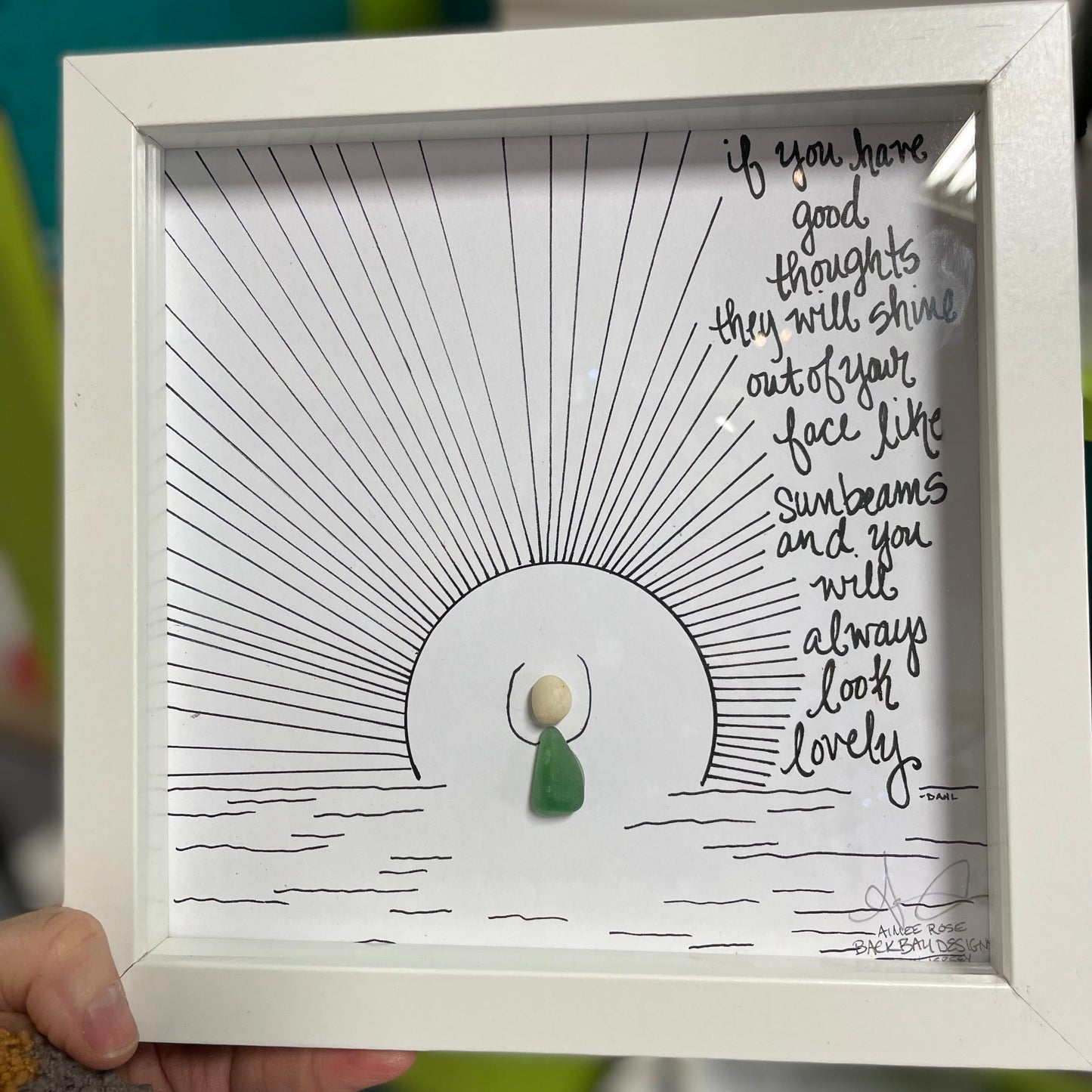 if you have good thoughts they will shine through your face DAHL person sunrays