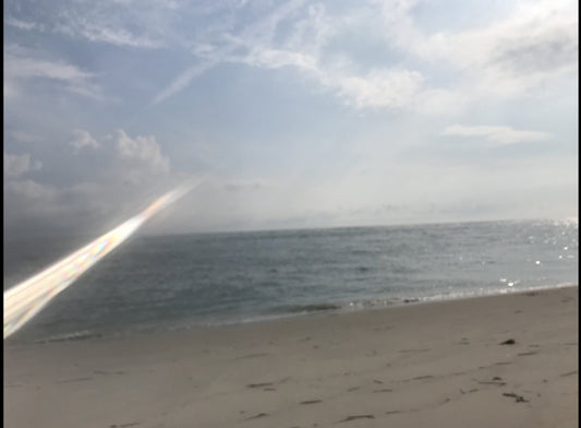 Sunrays on Blustery Winter Day on the Bay 