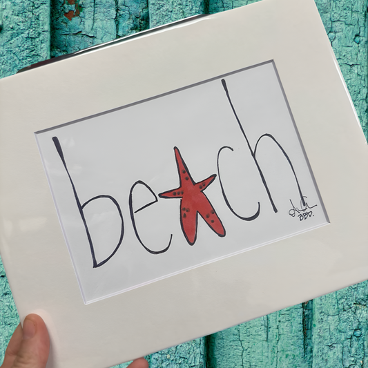 Beach Starfish Print 1
