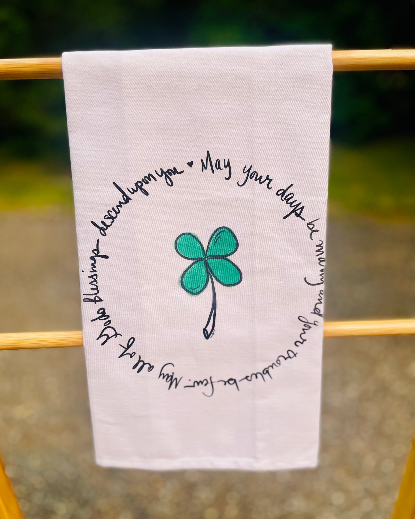 Irish Blessing Tea Towel