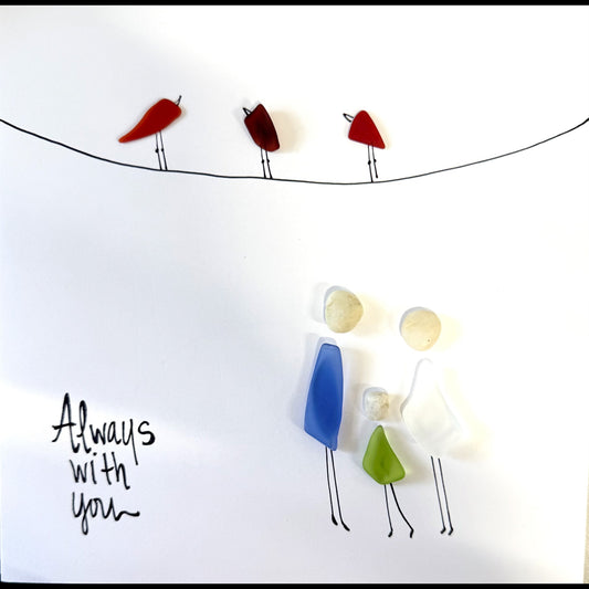 Cardinal Always Custom 3 people family 
