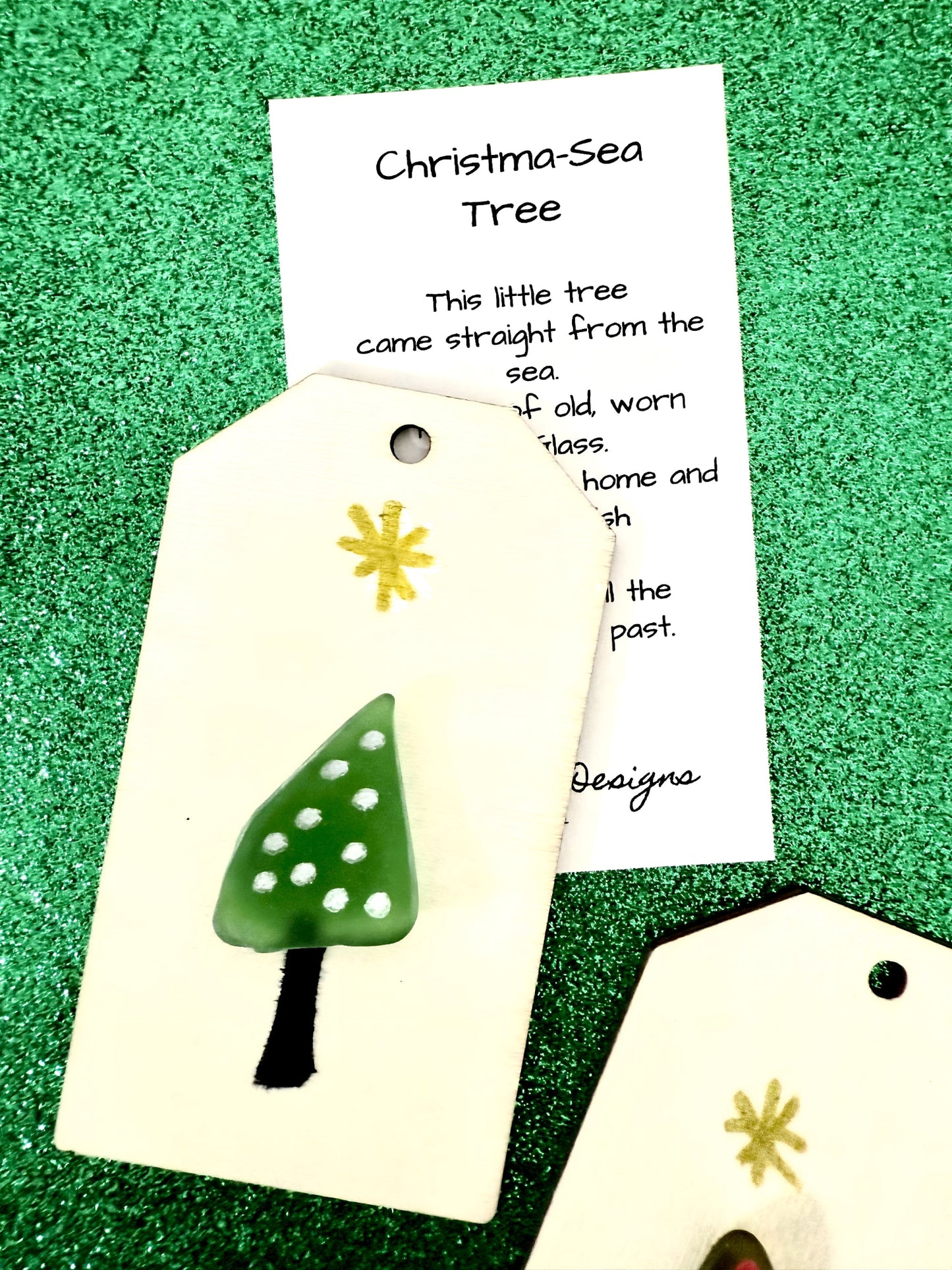 Christmas Sea Tree Wishing Charm 