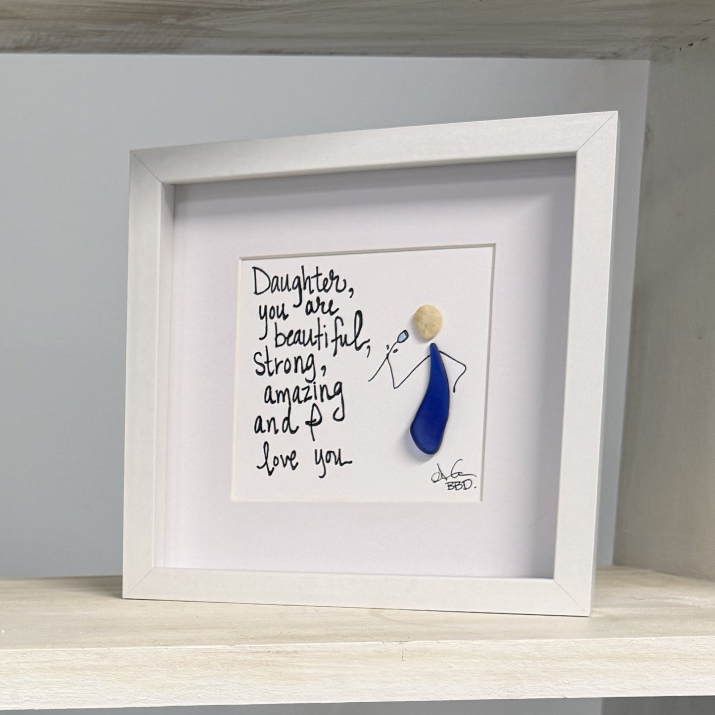 Daughter i love you MINI 6in zoom in shelf new