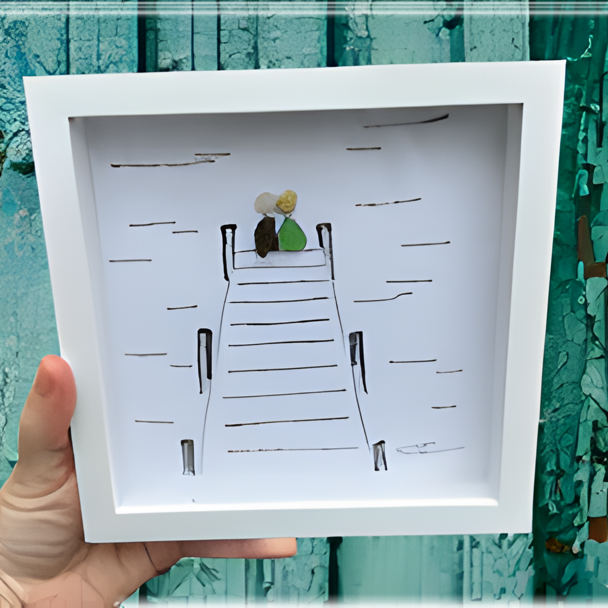 Dockide MINI Sea Glass Art 