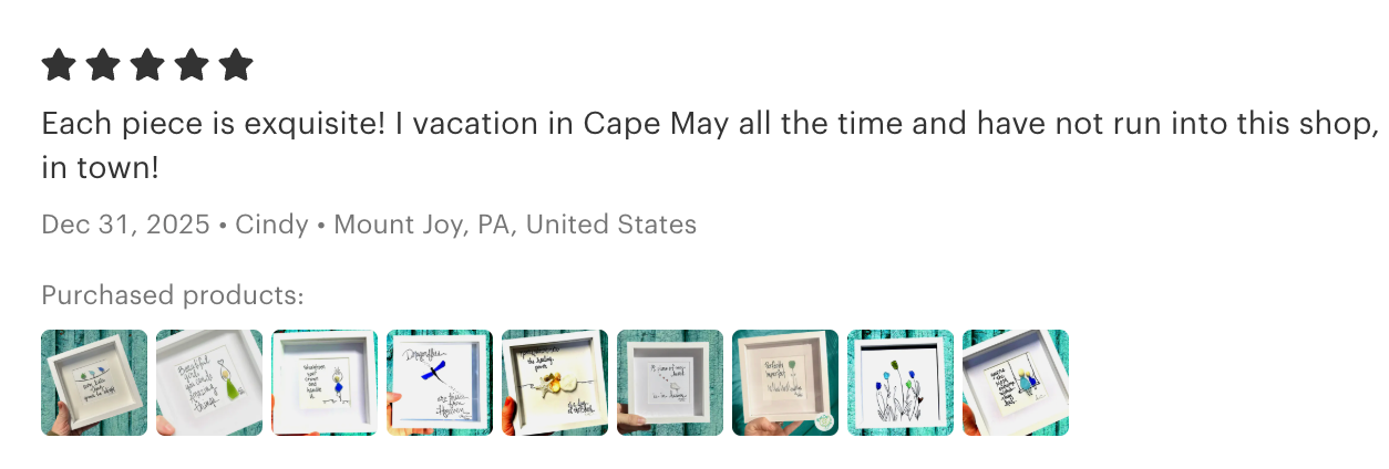 Faire Review - 5 stars Cindy 2025 Cape May 