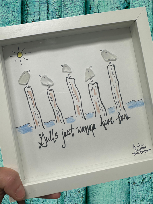 Gulls Wanna Have Fun (with color)