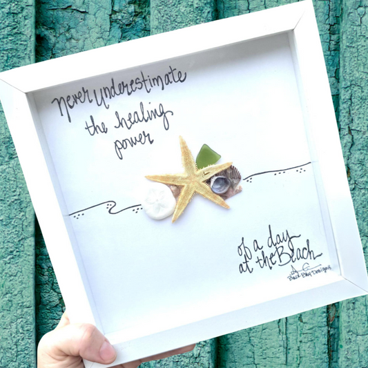 Healing Beach 8 inch 2025 design with shells