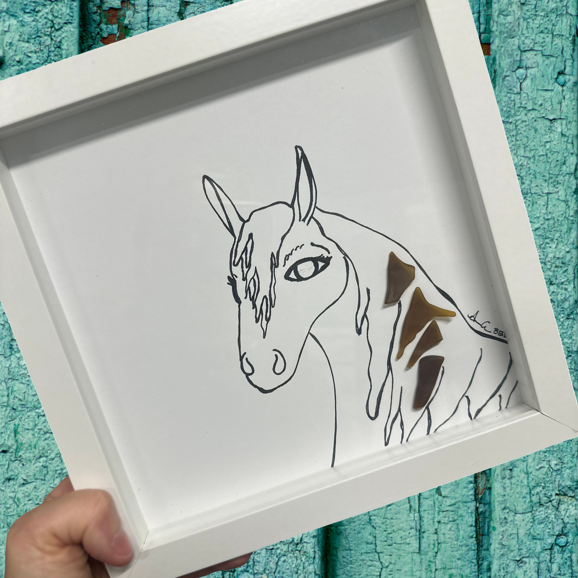 Horse_Original_8_inch_Sea_glass