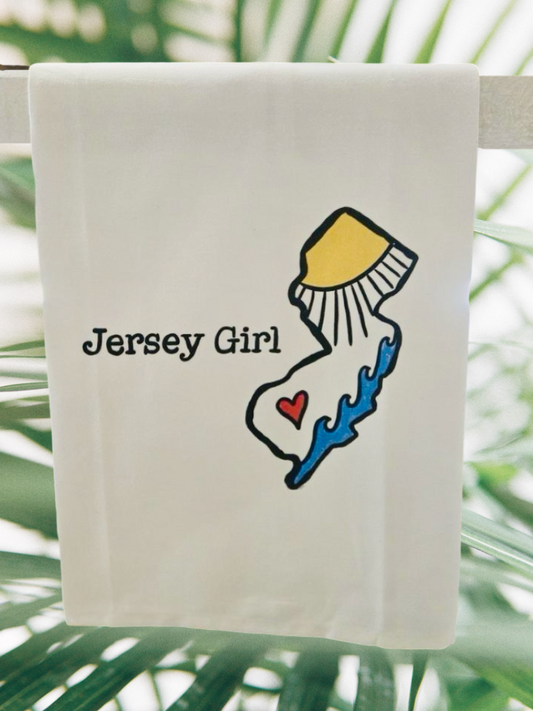 Jersey girl Tea Towel