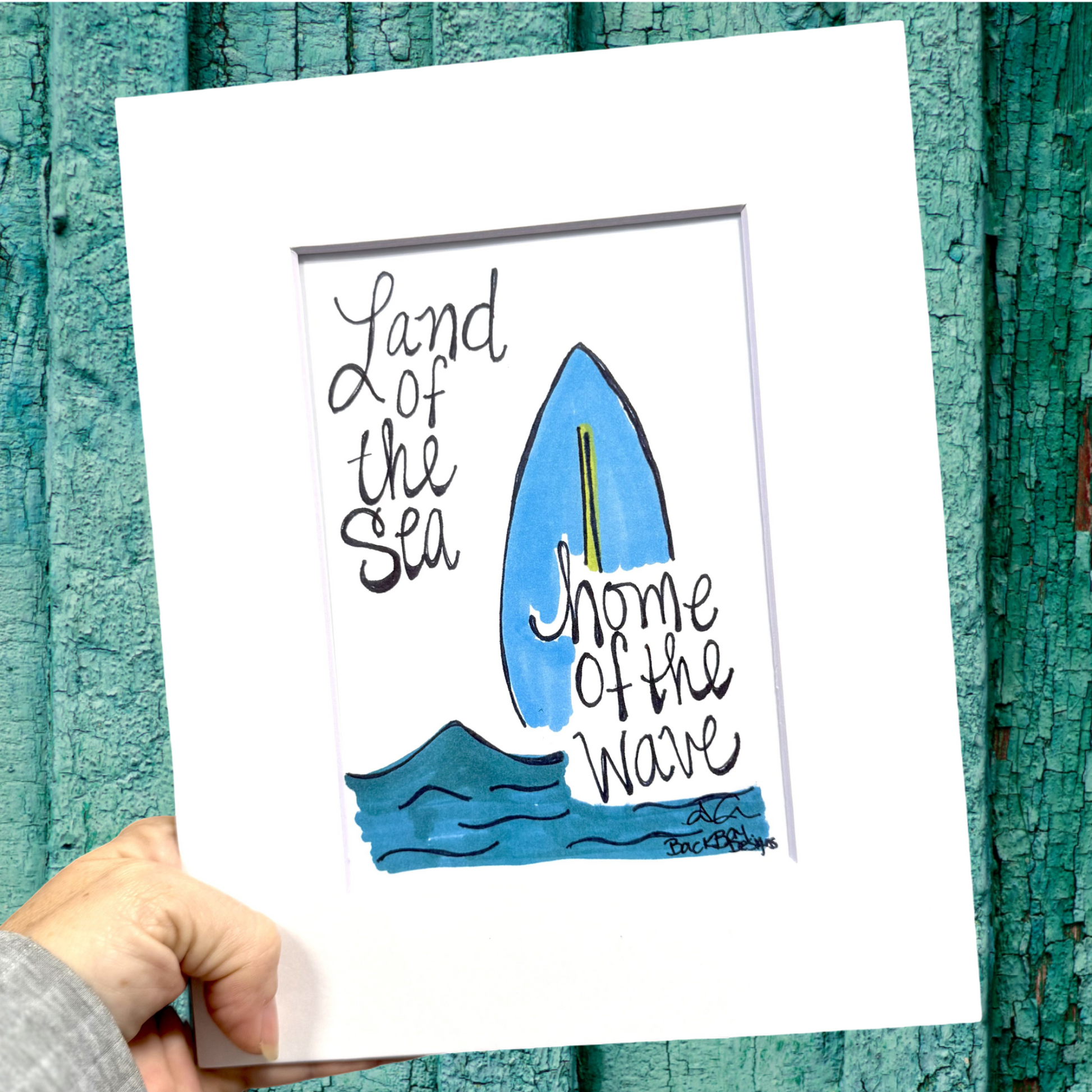 land of the sea print 