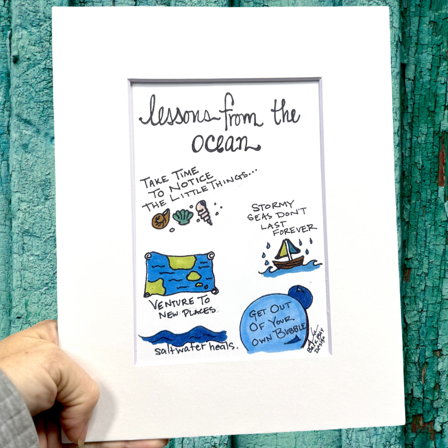 lessons from the ocean print 