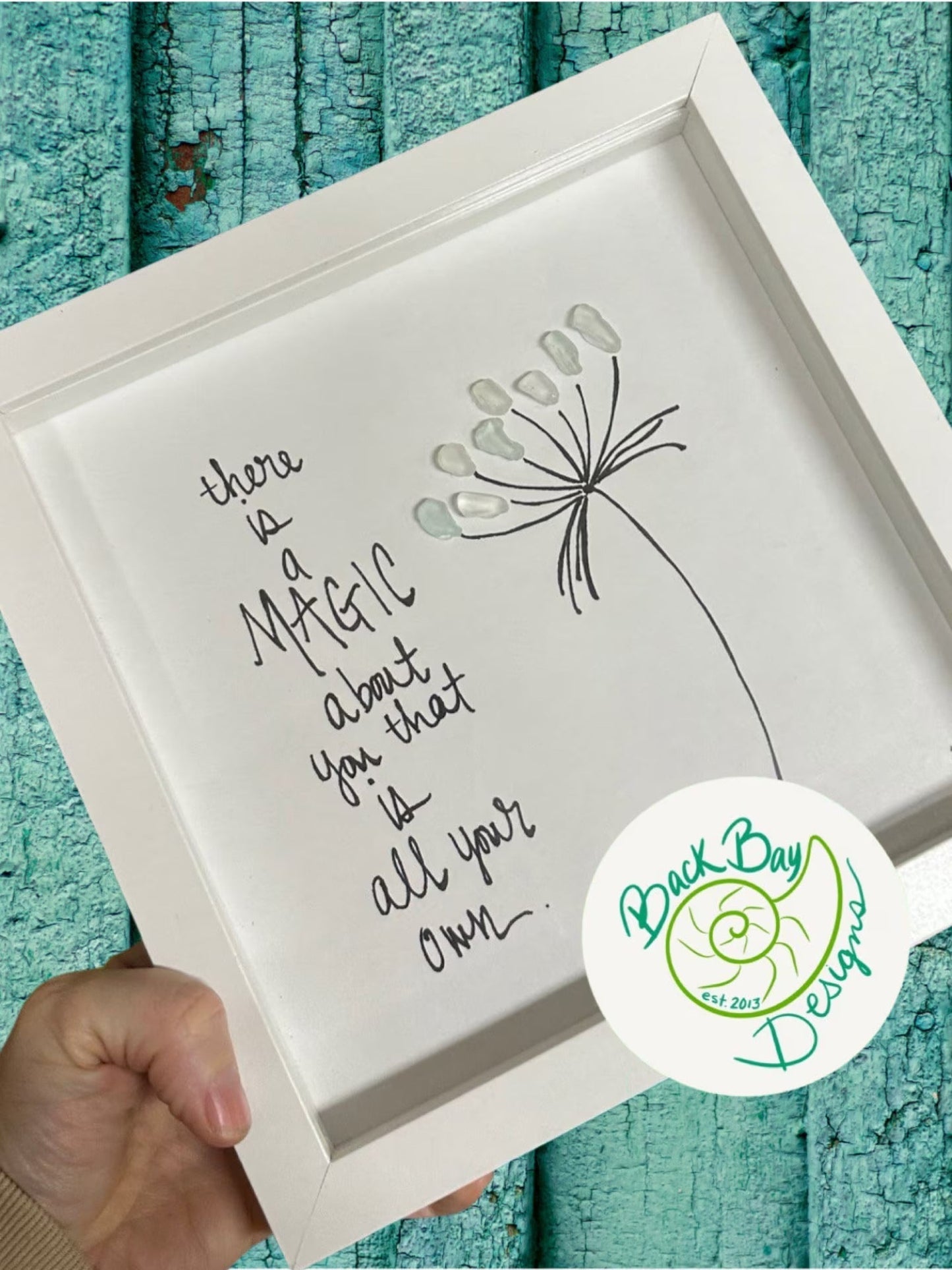Magic about you that is all your own sea glass art by BBD