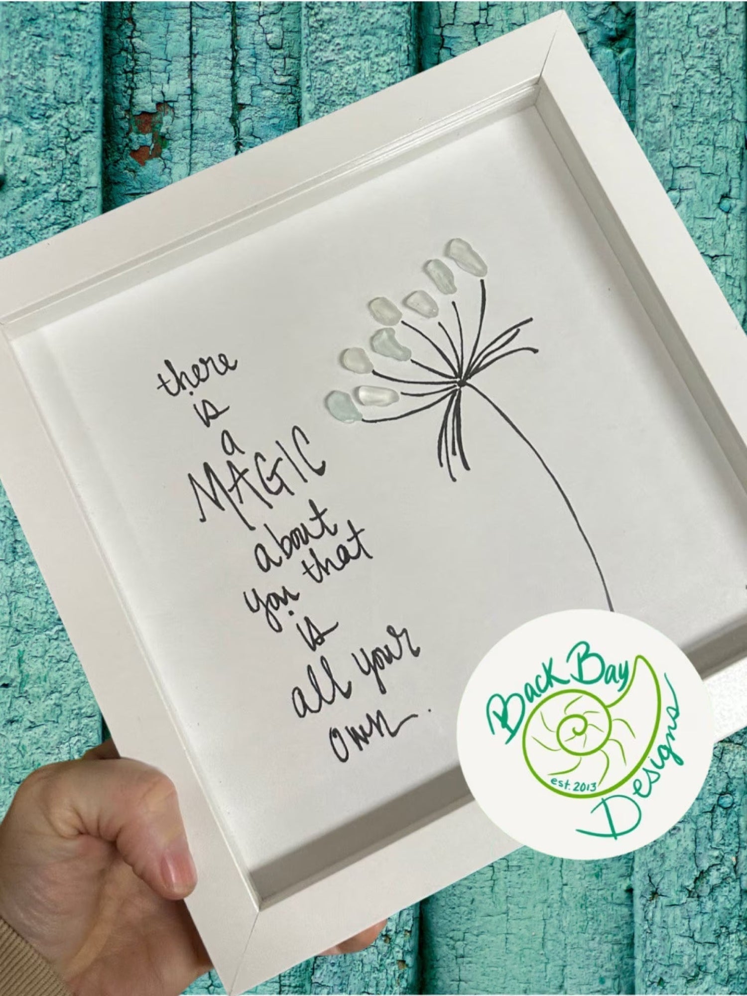 Magic about you that is all your own sea glass art by BBD