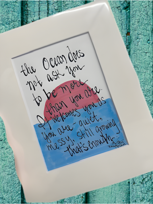 Ocean does not Ask Print