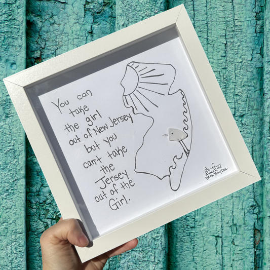 Outta Jersey 8x8 inch