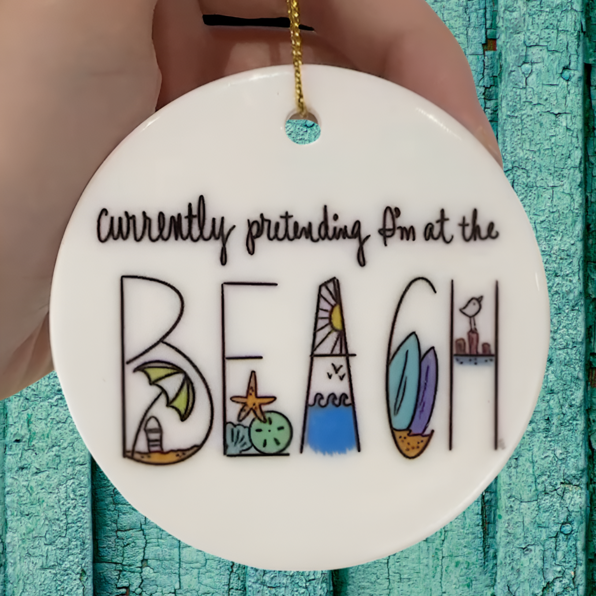 Pretending_Im_at_the_beach_ornament_3_inch