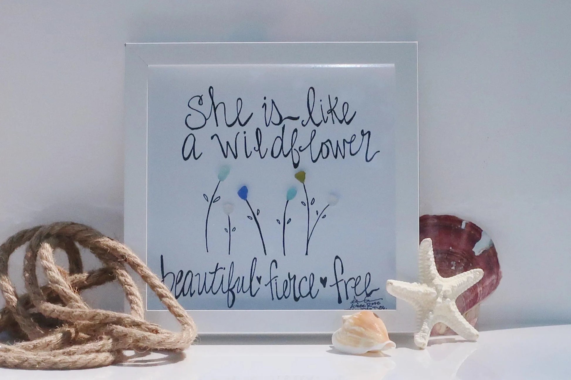She_is_like_a_wildflower_fierce 8inch with rope