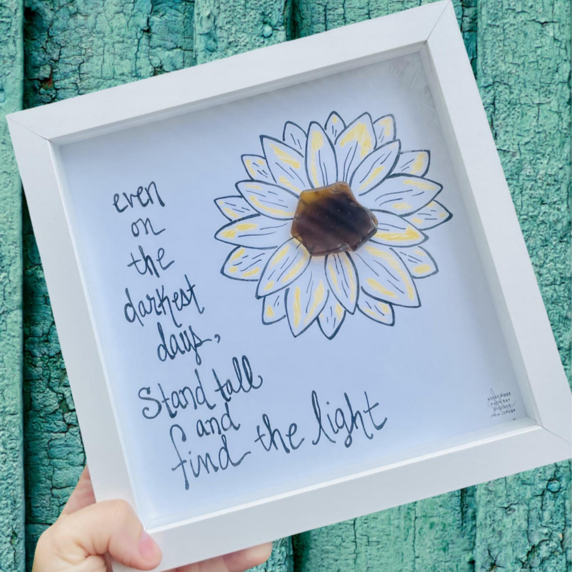 Sunflower_Darkest_Days_Original_8_inch_Seaglass