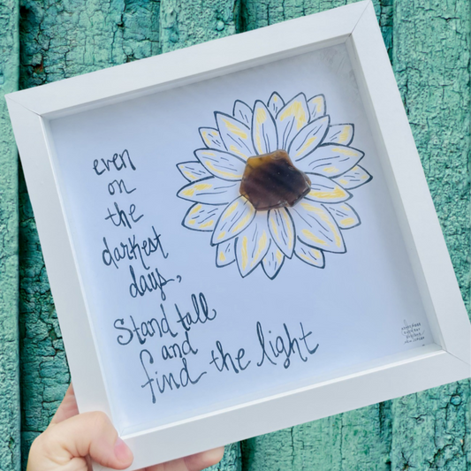 Sunflower_Darkest_Days_Original_8_inch_Seaglass