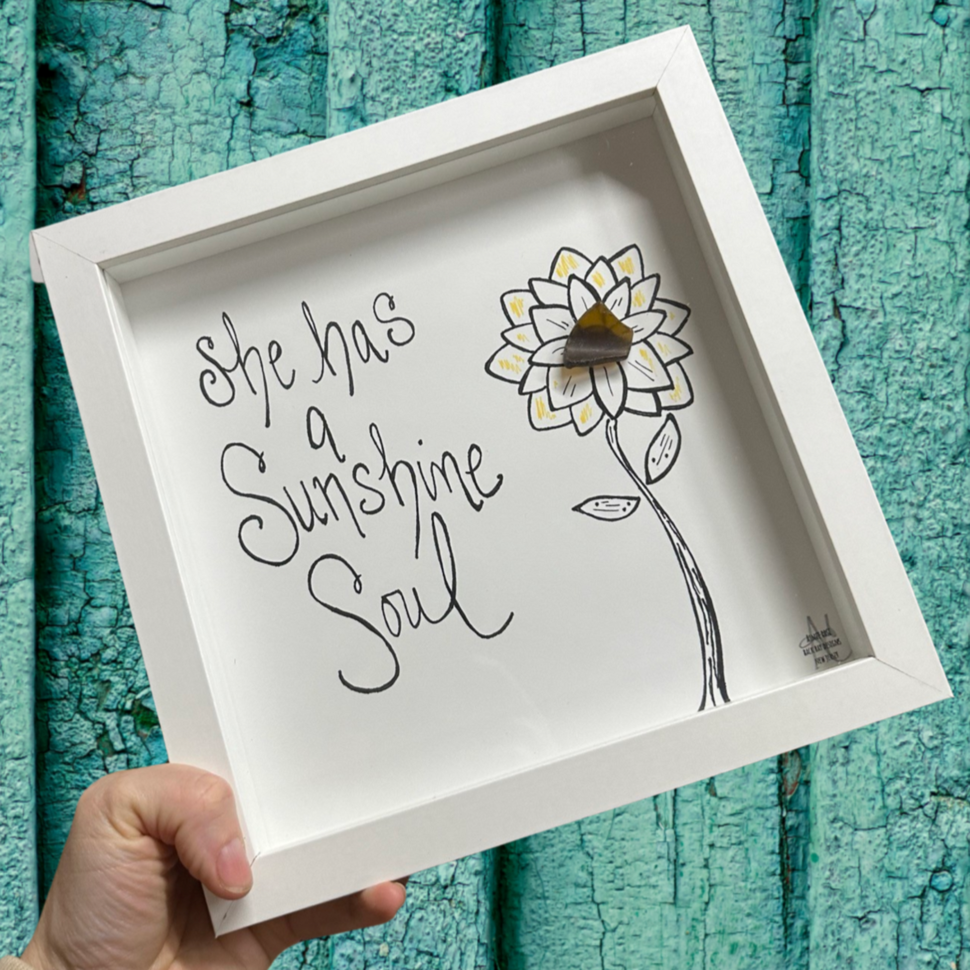 Sunshine_Soul_Sunflower_Original_8_inch_Seaglass