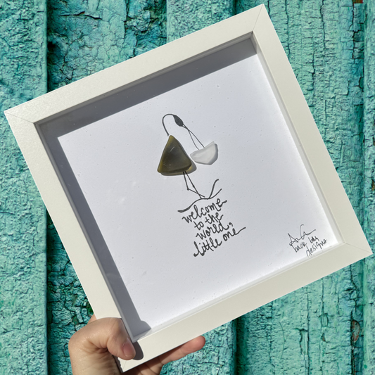 Welcome To the World Little One 8x8 inch