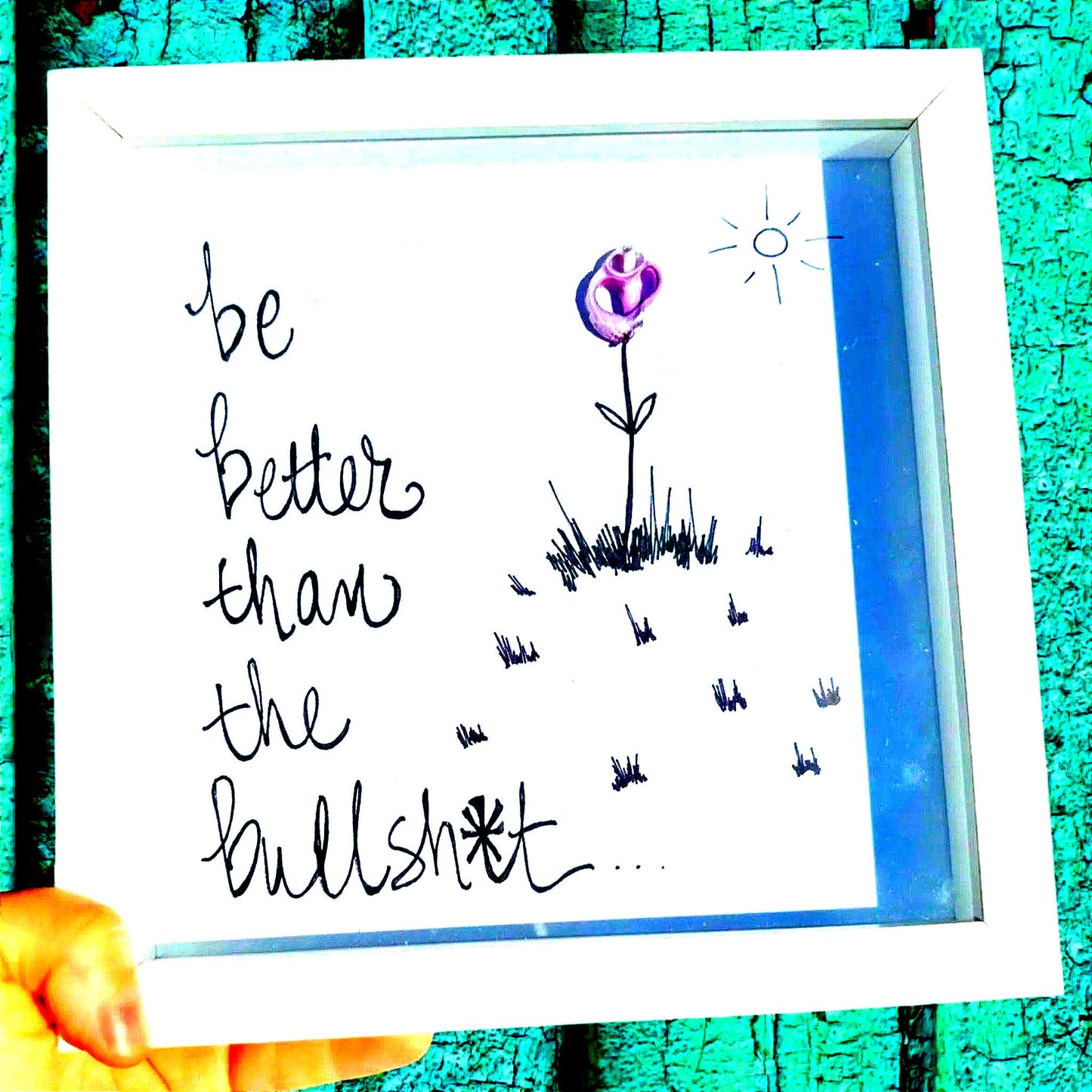 better_than_bs_8in_bright_close sea glass art 