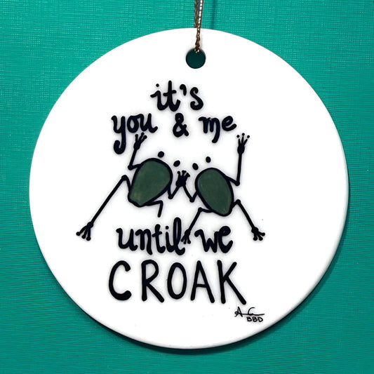 croak ornament 3 in 