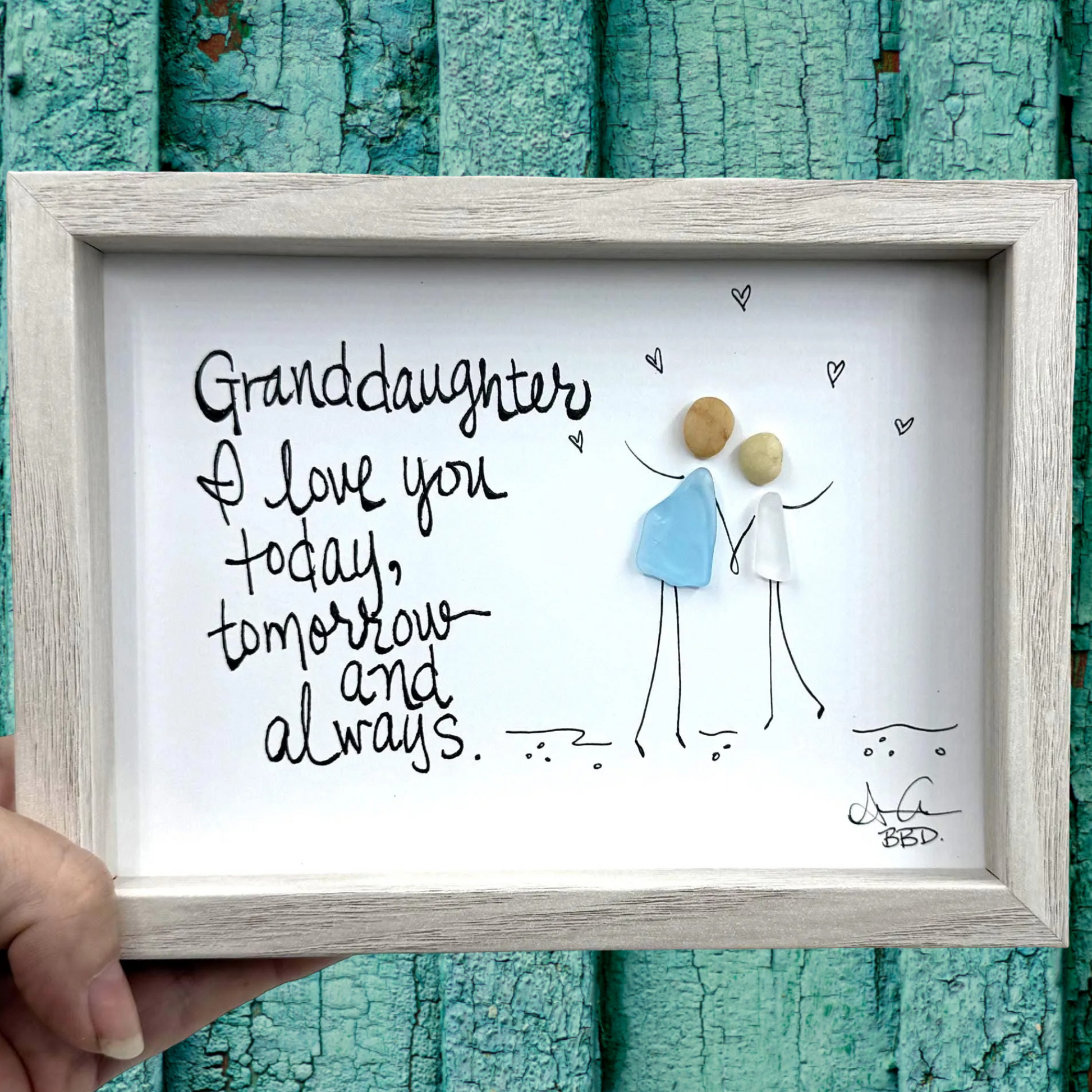 granddaught_love 5x7 whitewash handheld_bright fence close 