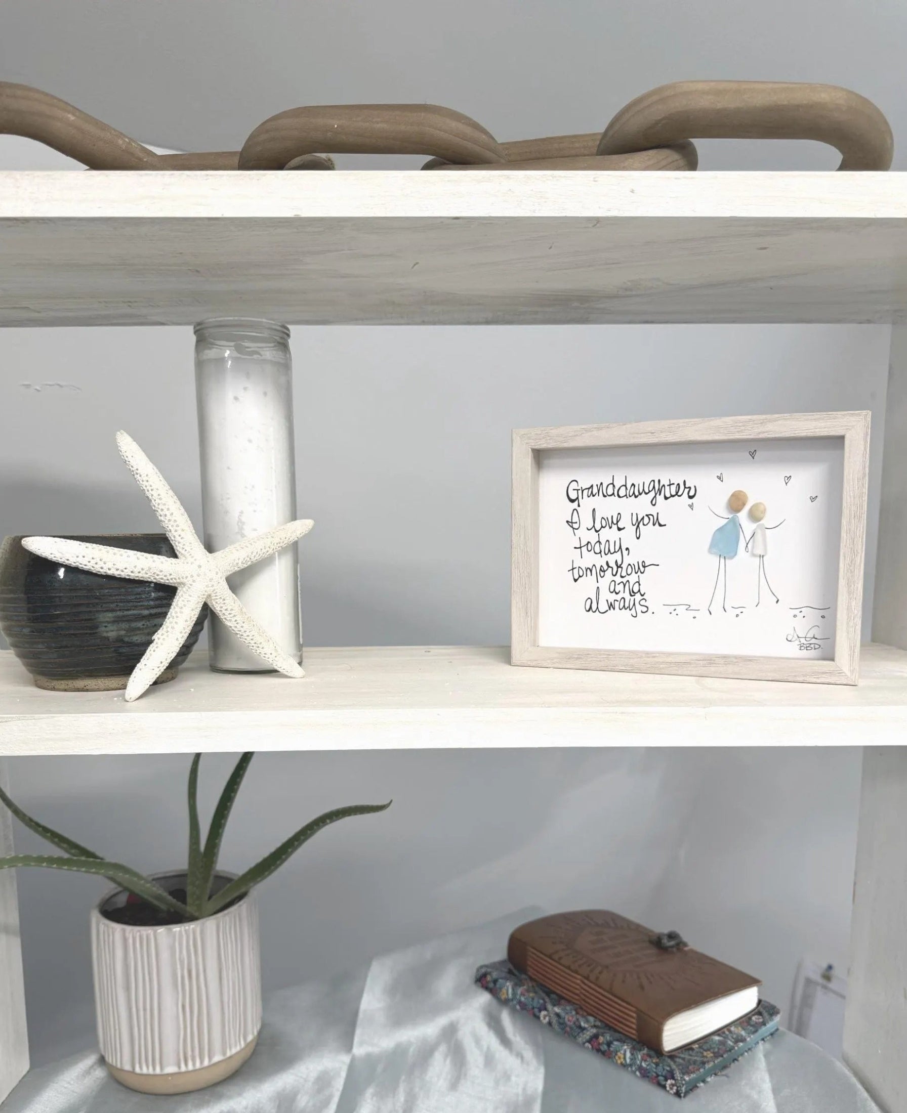 granddaughter_love 5x7 whitewash 3 tier shelf brighter