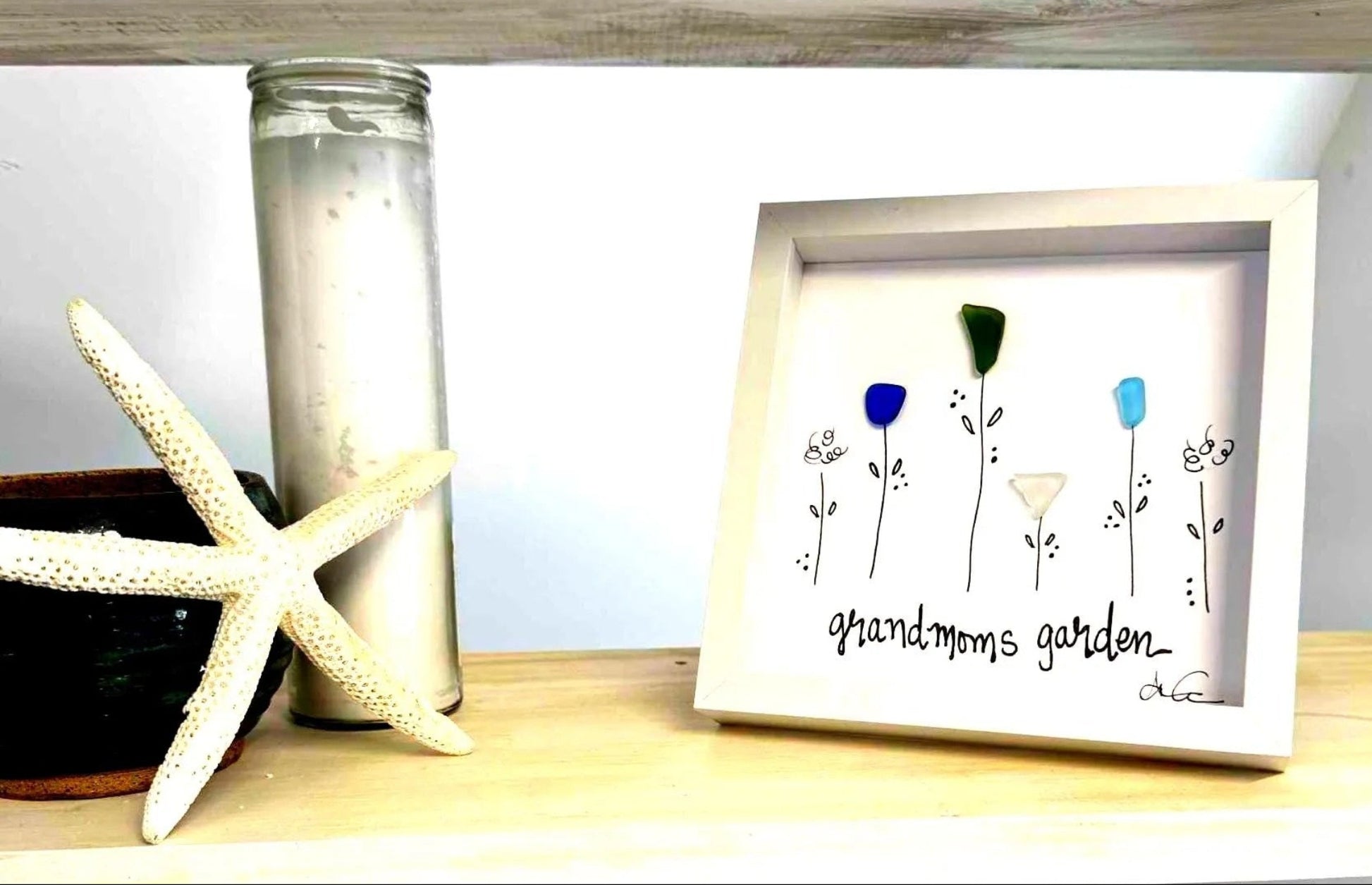 grandmoms garden 6in mini bright one shelf 