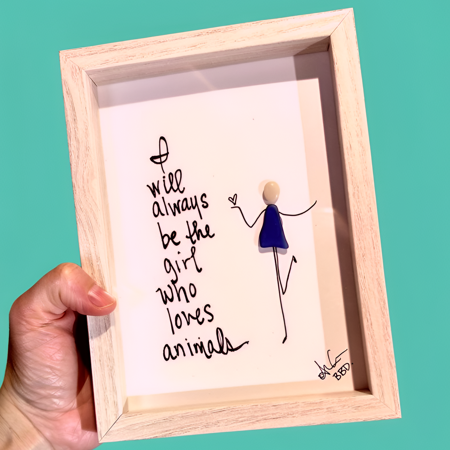 i_will_always_be_the_girl_who_loves_animals_5x7_teal_CLOSE