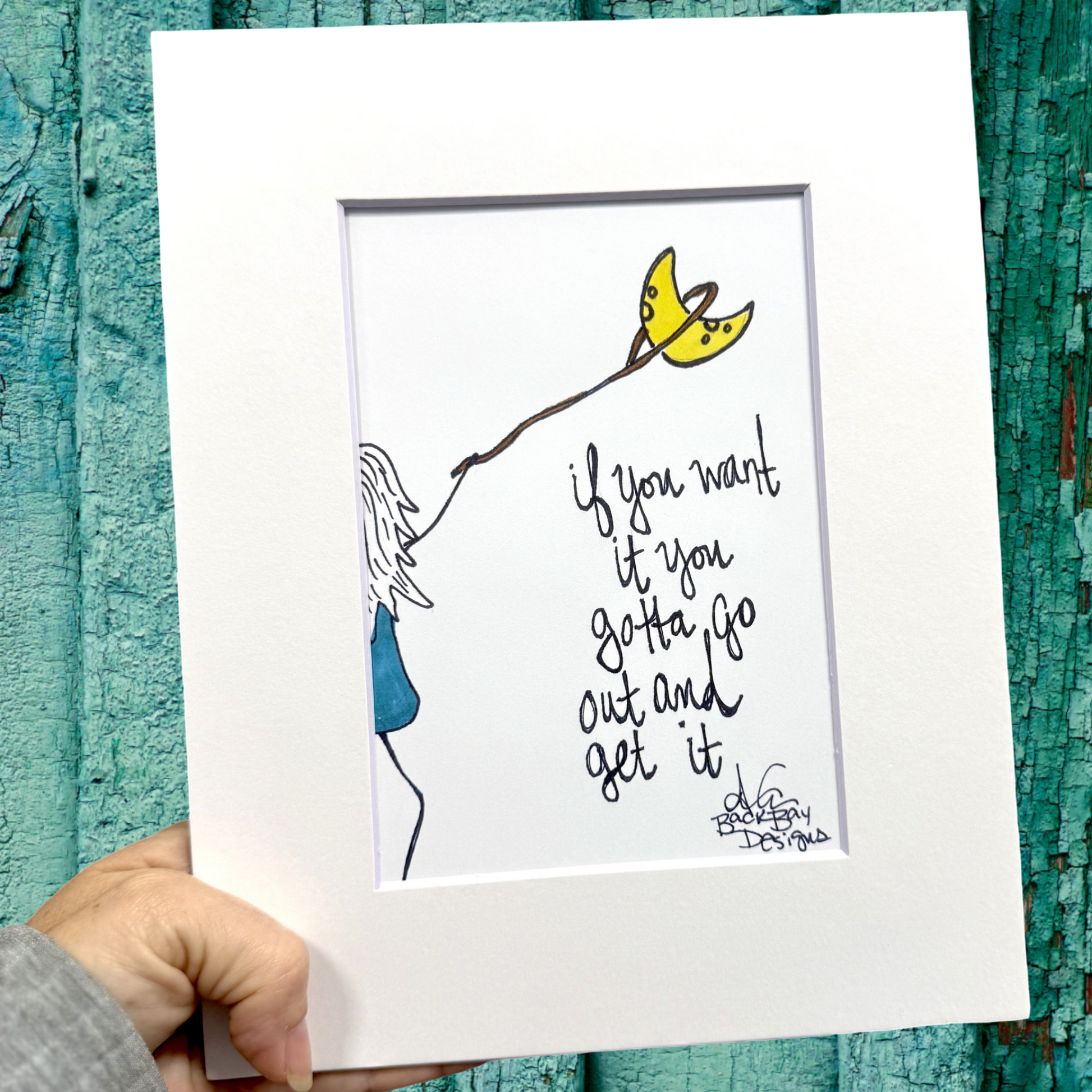 if you want it go out and get it lasso the moon 8x10 matted print 